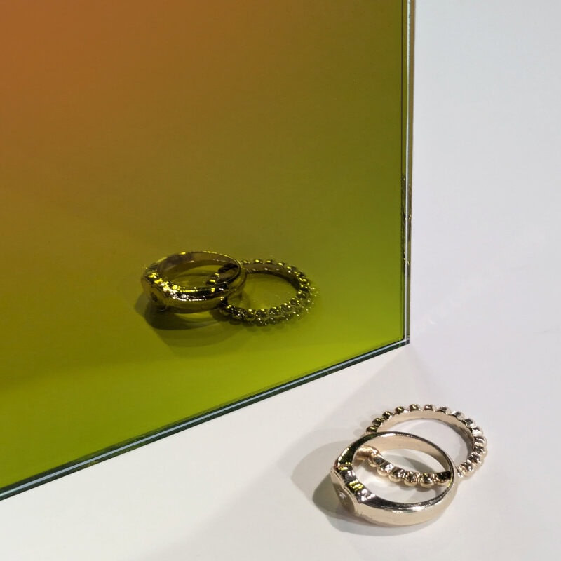 4 mm Spiegel regenbogen - Rainbowspiegel