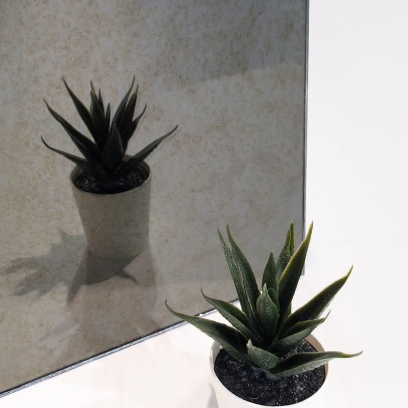 4 mm Spiegel antik grau - Antikspiegel grau