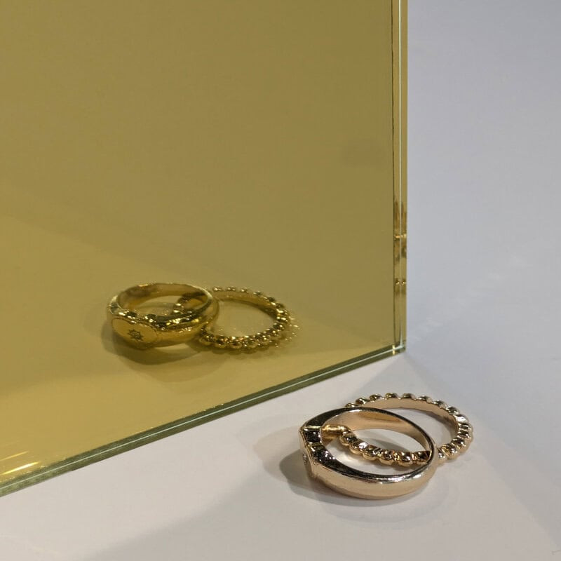 4 mm Spiegel gold - Goldspiegel