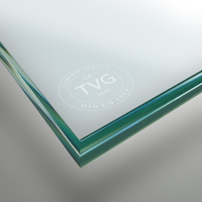 VSG aus TVG Glas 17,52 mm matt