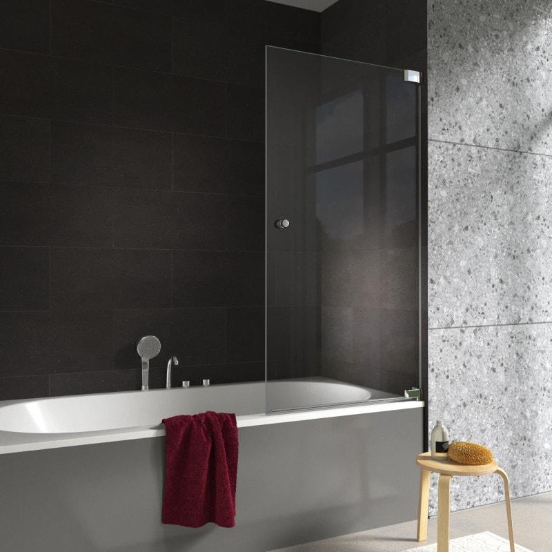 Badewannen Duschwand aus Glas mit Drehtür - Galana Pro (rechts)
