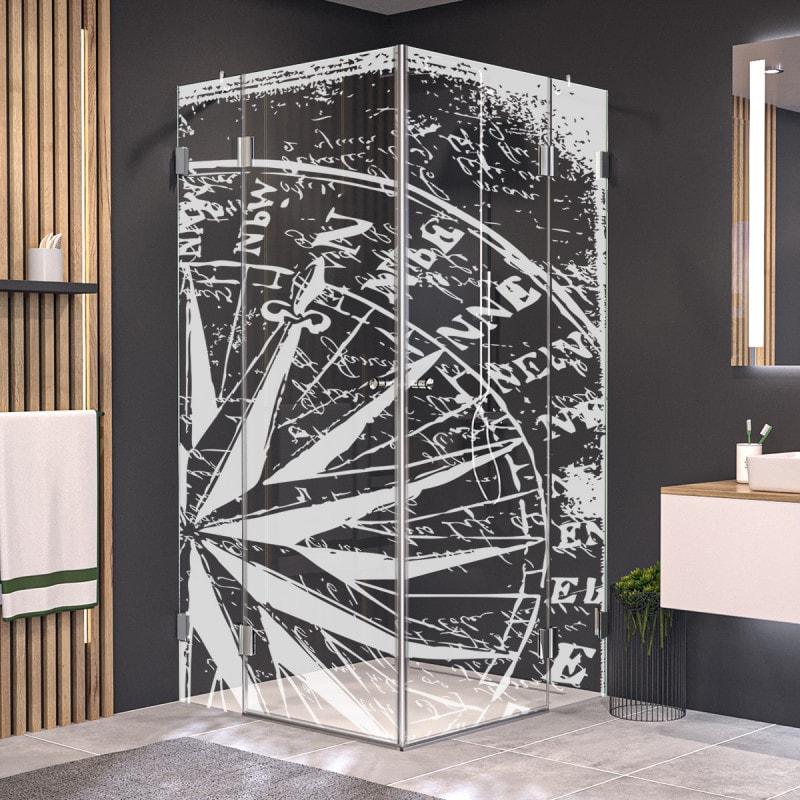 Duschkabine Glas Eckeinstieg WINDROSE 209