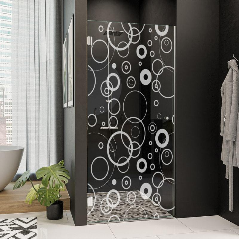 Duschtür Glas mit Motiv CERCO 2/101