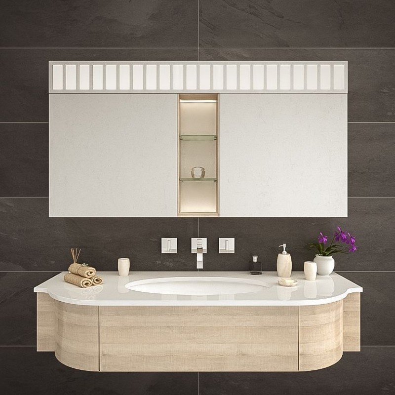 LED Bad Spiegelschrank Badezimmerspiegel Badschrank Beleuchtung mehrere Auswahl 