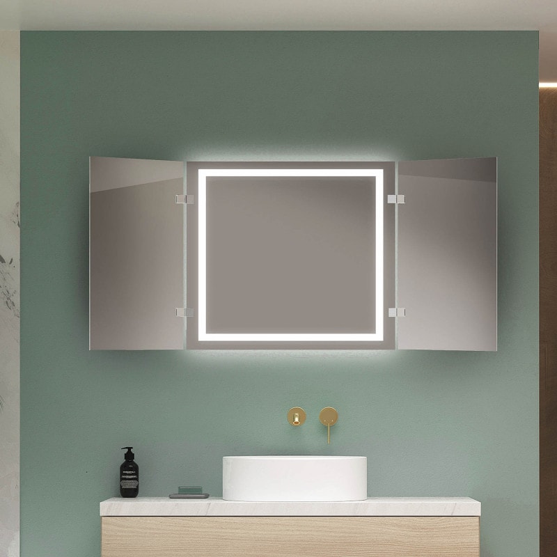 Badezimmerspiegel klappbar KS43 - IVY