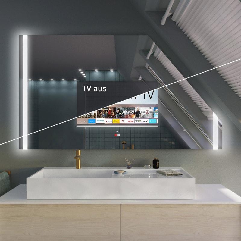 Badspiegel mit TV für Dachschräge - HANNAH ECO DS Badspiegel mit TV für Dachschräge - HANNAH ECO DS