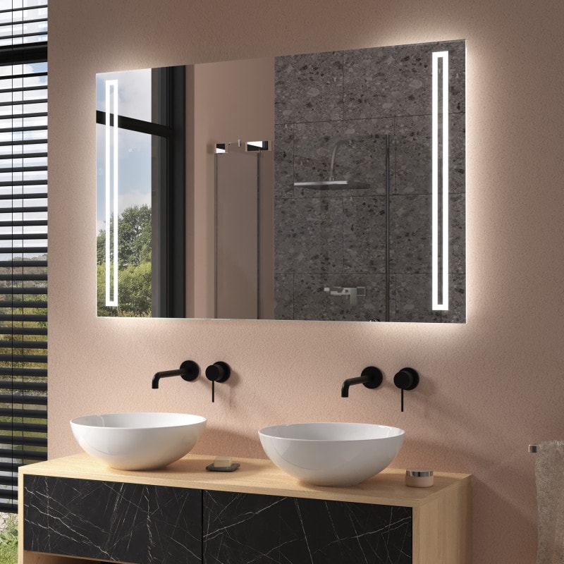 LED  MARA Badspiegel Wandspiegel nach Ihrem MAß in 114 Größen