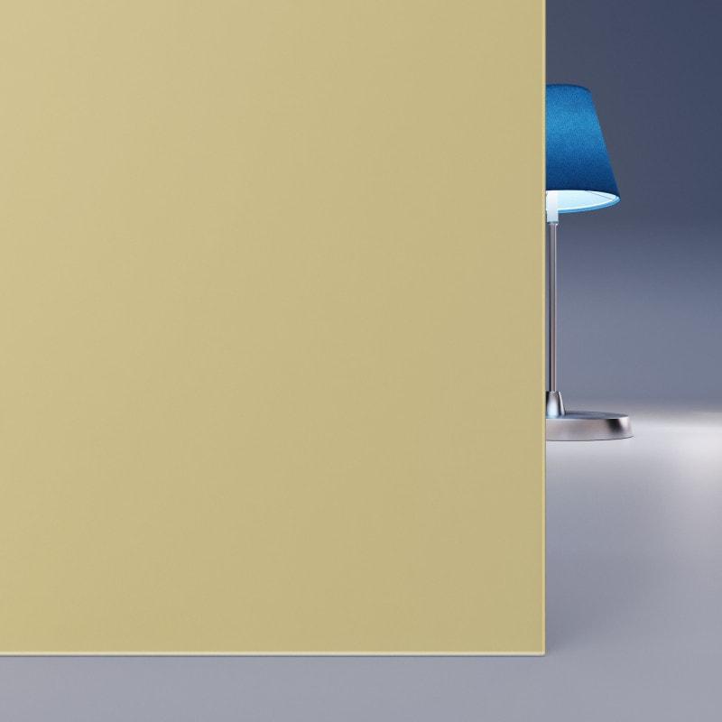 Beige / braun lackiertes ESG Glas SATINATO 4mm