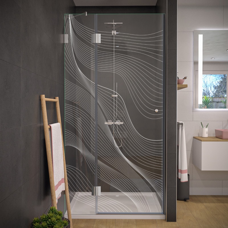 Design Duschtür nach Maß aus Glas ARRAY 3/104