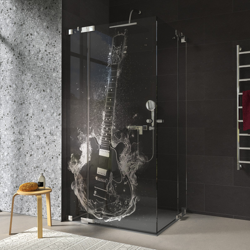 Duschkabine Glas Eckeinstieg GITARRE 209