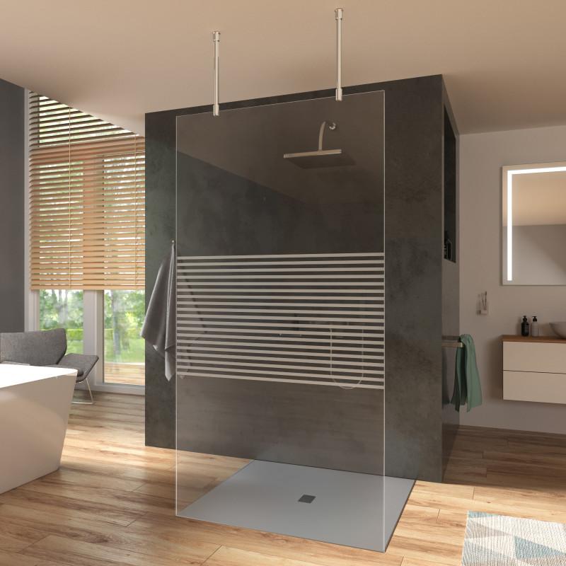 Freistehende Trennwand für Walk-in Dusche LINEA 5 Freistehende Trennwand für Walk-in Dusche LINEA 5