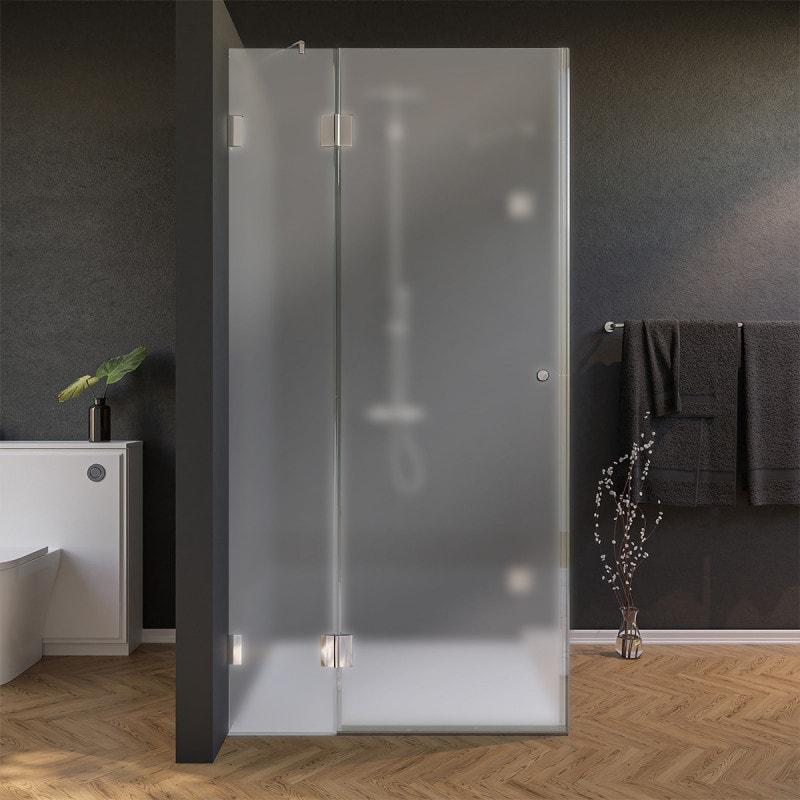 Glas Duschkabine ESG Satinato, Tür seitlich AREA 1/210 Glas Duschkabine ESG Satinato, Tür seitlich AREA 1/210