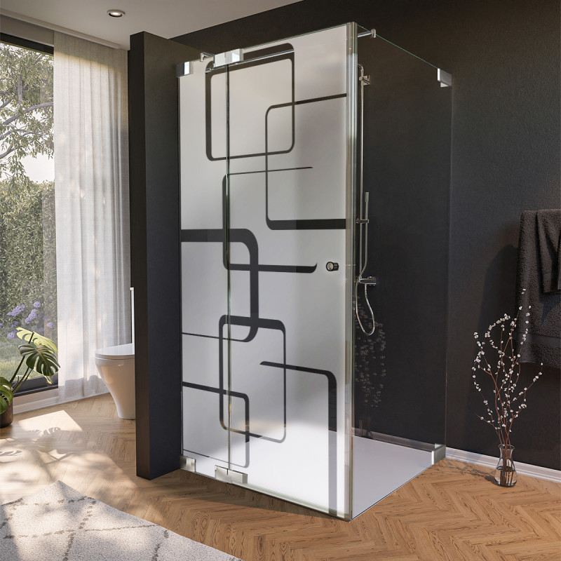 Duschkabine nach Maß Glas, Tür seitlich DESIGN 1/210