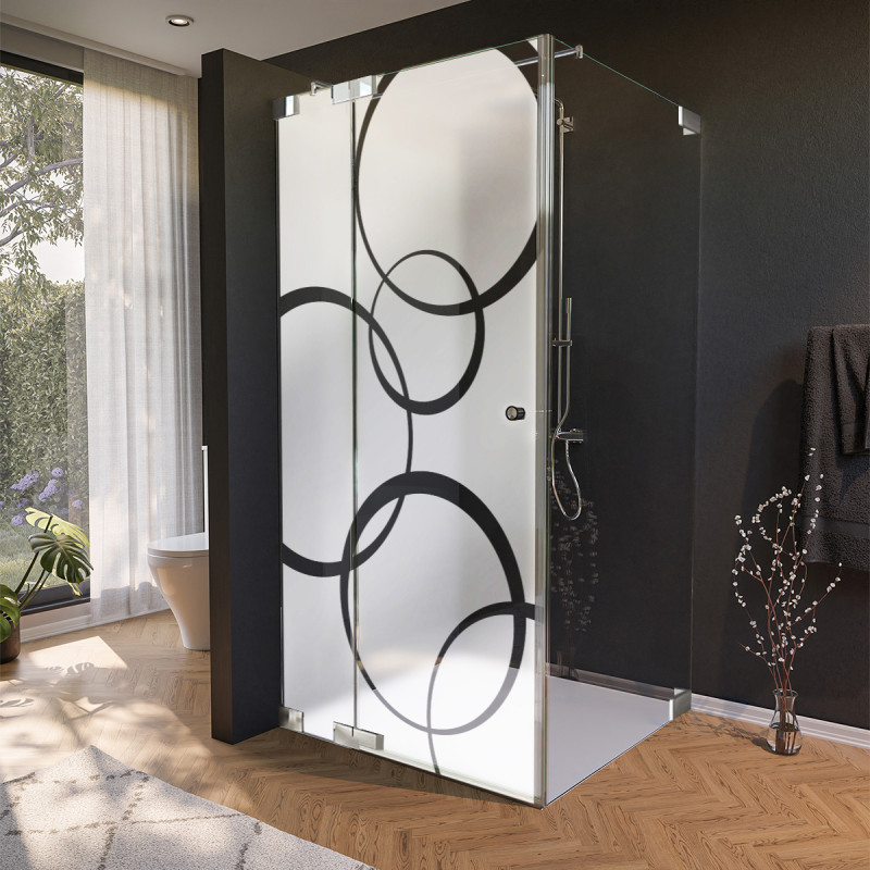 Glas Duschkabine Tür seitlich CERCO 3/210