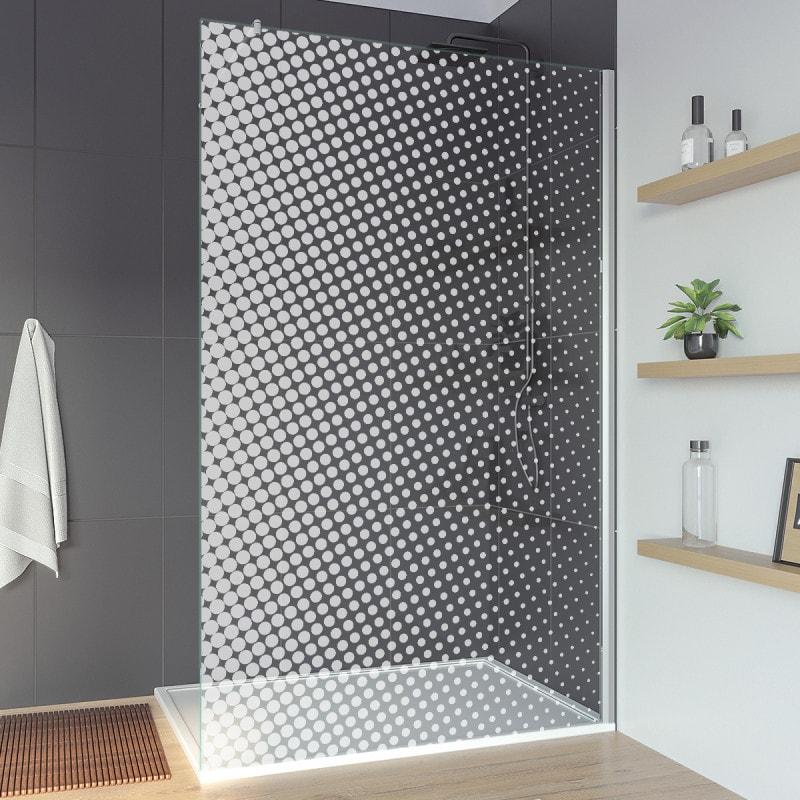 Glas Trennwand für Walk-in Dusche DOT 2T