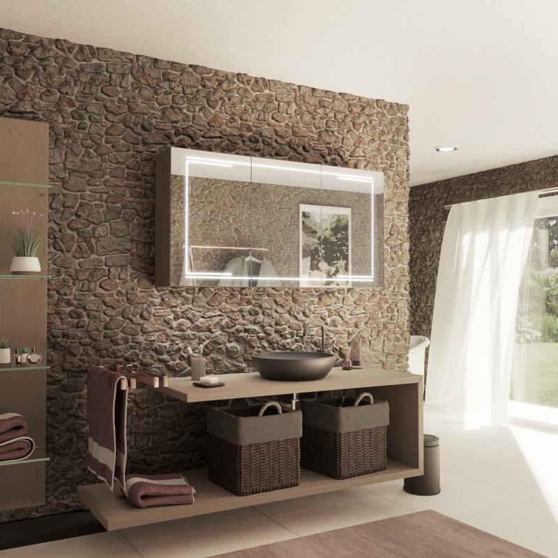 LED Spiegelschrank fürs Badezimmer - KAIRO LED Spiegelschrank fürs Badezimmer - KAIRO
