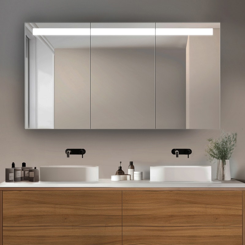 LED Spiegelschrank fürs Bad, Maßanfertigung - DUBLIN