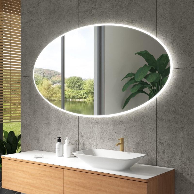 Ovaler Badezimmerspiegel F629L4O Ovaler Badezimmerspiegel F629L4O