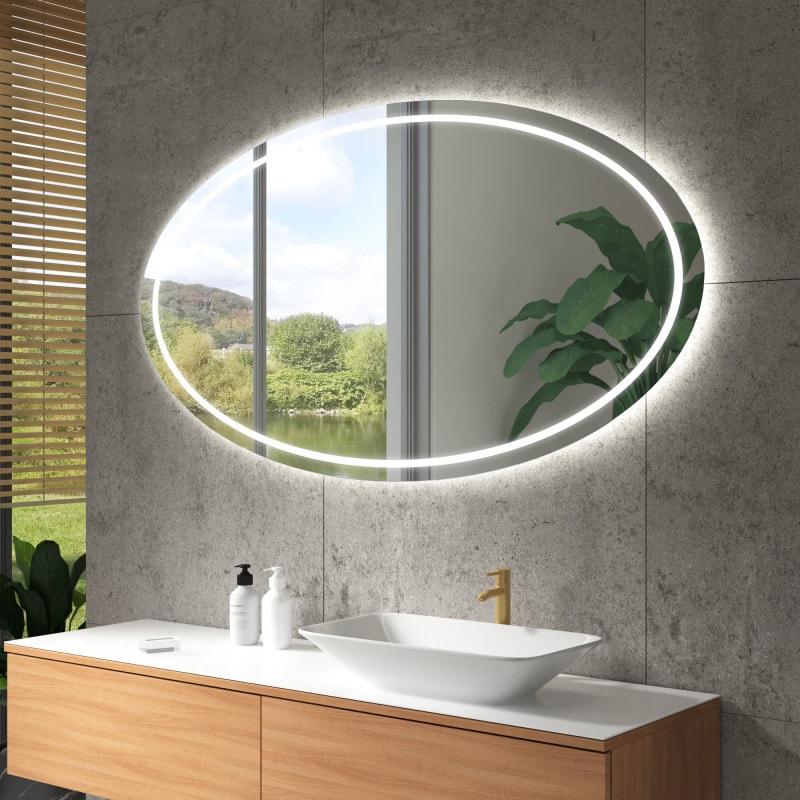 Ovaler Badspiegel mit LED Beleuchtung F627L4O Ovaler Badspiegel mit LED Beleuchtung F627L4O