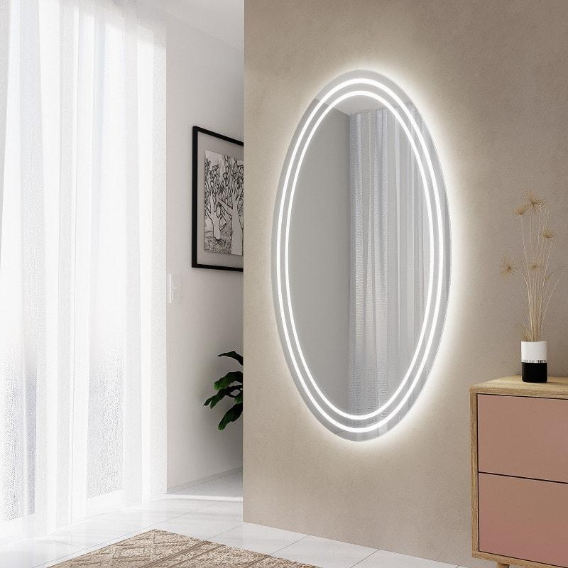 Ovaler Spiegel mit Licht F632L4O Ovaler Spiegel mit Licht F632L4O