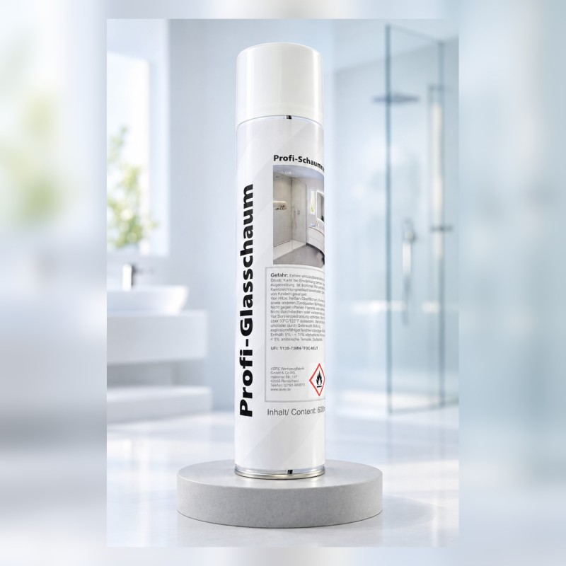 Profi Glas- und Spiegel Schaumreiniger – 600 ml