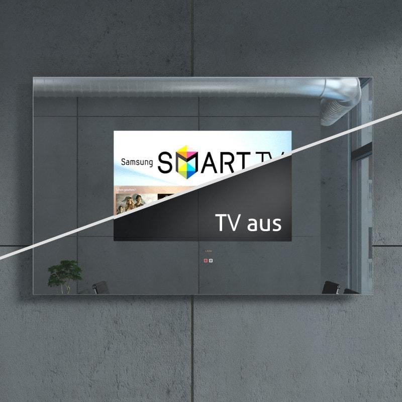 Spiegel mit Fernseher - Unbeleuchtet CLEAR ECO