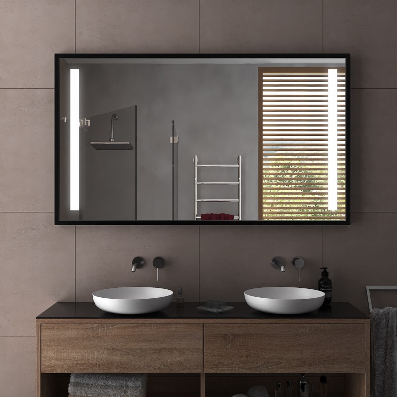 Spiegel 35 Wandspiegel Spiegelrahmen Badspiegel in 35x130 oder 130x35 cm