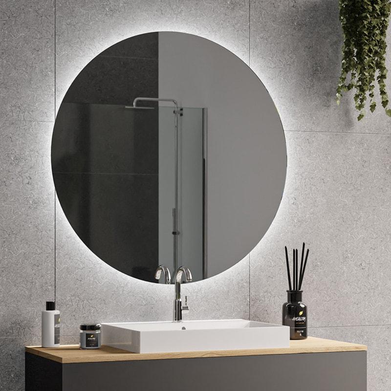 Smart Home Spiegel rund KNX/Dali - EMILY