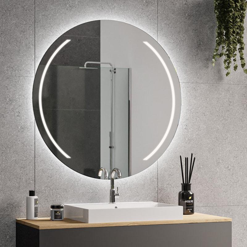 Spiegel rund mit LED Hintergrundbeleuchtung Diana
