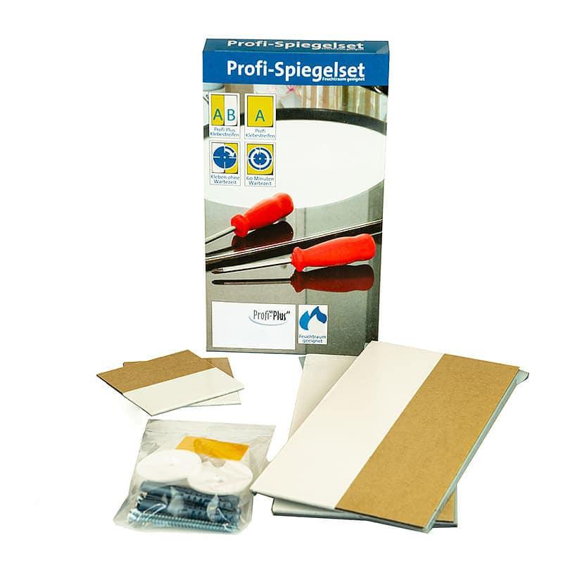 Spiegelbefestigung bis 1,6 qm Spiegelfläche Spiegelbefestigung bis 1,6 qm Spiegelfläche