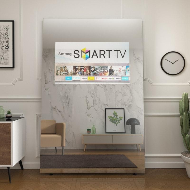 Standspiegel mit TV Standspiegel mit TV