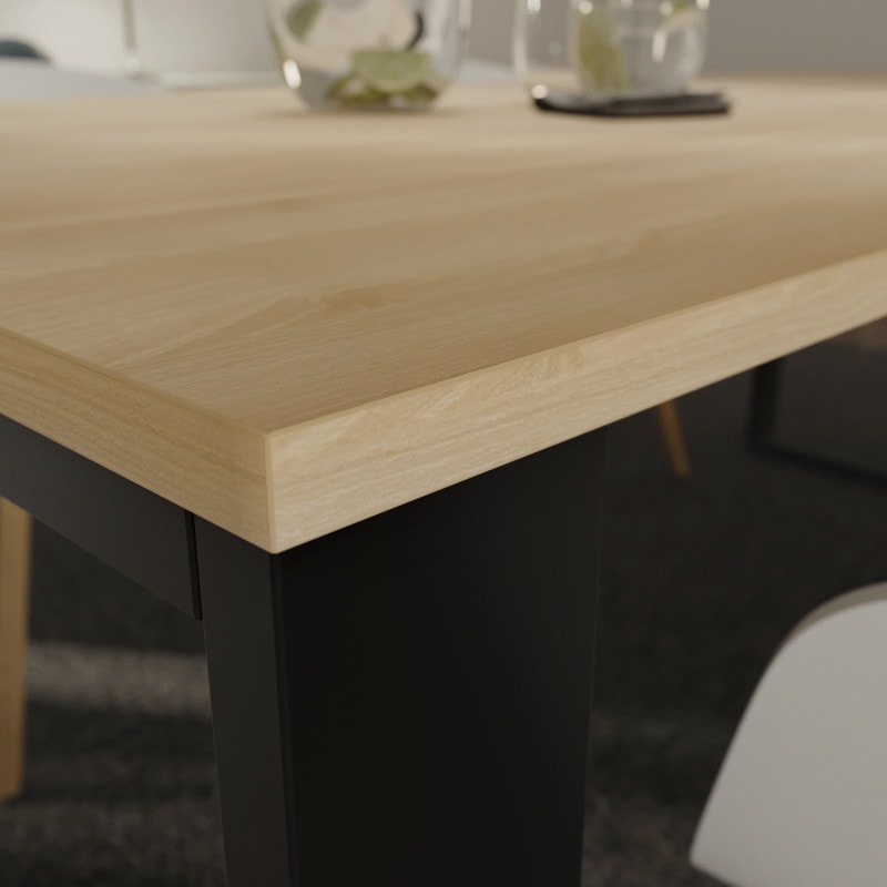 Tischplatte Akazie Holz-Dekor 19 mm, Esstisch-/ Schreibtischplatte