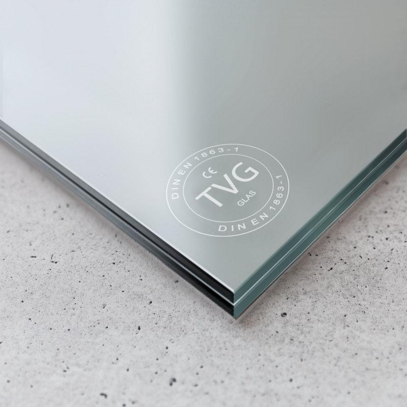 VSG aus TVG Glas 17,52 mm matt
