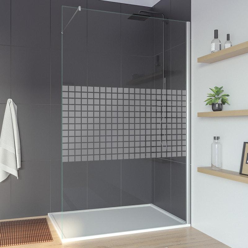 Walk-in Dusche Glas Seitenwand nach Maß CARRE 1 Walk-in Dusche Glas Seitenwand nach Maß CARRE 1