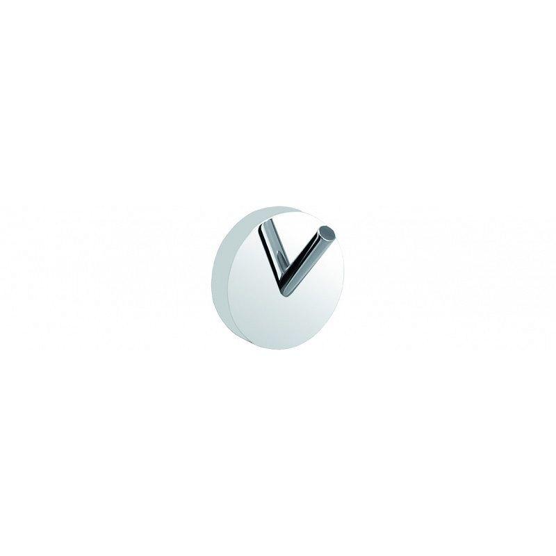 Wandhaken mit Stift, Messing verchromt Wandhaken mit Stift, Messing verchromt