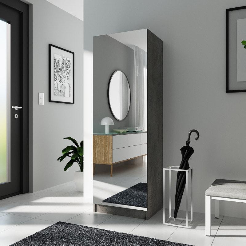 Flurschrank schmal verspiegelt kaufen GS001