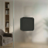 Glas-Schiebetür satiniert AREAL 20 schwarz/GF