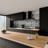 Küchenrückwand ESG Glas 6mm mit keramischen Farbdruck FARN 1