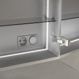 LED Spiegelschrank aus Aluminium - Aller