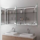 Badspiegelschrank aus Alu beleuchtet - Werra Badspiegelschrank aus Alu beleuchtet - Werra