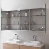 Badspiegelschrank aus Aluminium - Weser Badspiegelschrank aus Aluminium - Weser