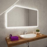LED Badspiegel Dachschräge Smart Home KNX/Dali - Cuarto SH LED Badspiegel Dachschräge Smart Home KNX/Dali - Cuarto SH