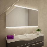 LED Badspiegel mit Dachschräge - Mendoza