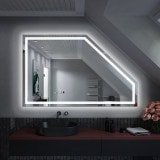 LED Badspiegel mit Dachschräge - Yanagod