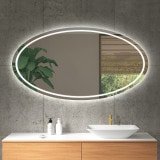 Ovaler Badspiegel mit LED Beleuchtung F627L4O Ovaler Badspiegel mit LED Beleuchtung F627L4O
