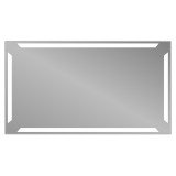 Badspiegel mit LED Beleuchtung - M535L4 Badspiegel mit LED Beleuchtung - M535L4