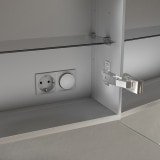 Badspiegelschrank aus Aluminium - Weser Badspiegelschrank aus Aluminium - Weser