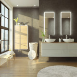 Smart Home Spiegel mit Beleuchtung KNX/Dali - Santa Rosa SH