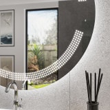 Badezimmerspiegel rund mit Beleuchtung - OPHELIA