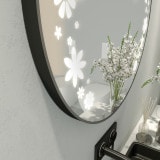Runder Spiegel mit Beleuchtung und Rahmen JULIET 2